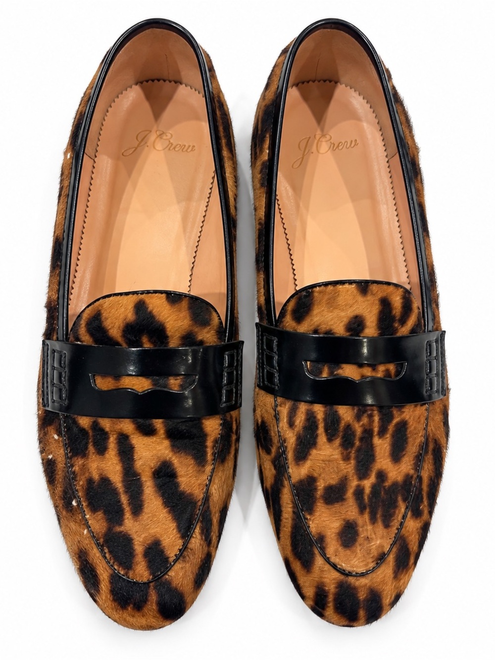 J. Crew Women’s Leopard Print Penny Loafers - Brown/Black